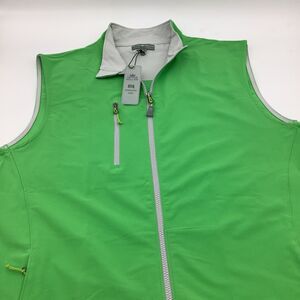 Peter Millar‎ Mens E4 Performance Windbreaker Full Zip Golf Vest Size Medium NWT